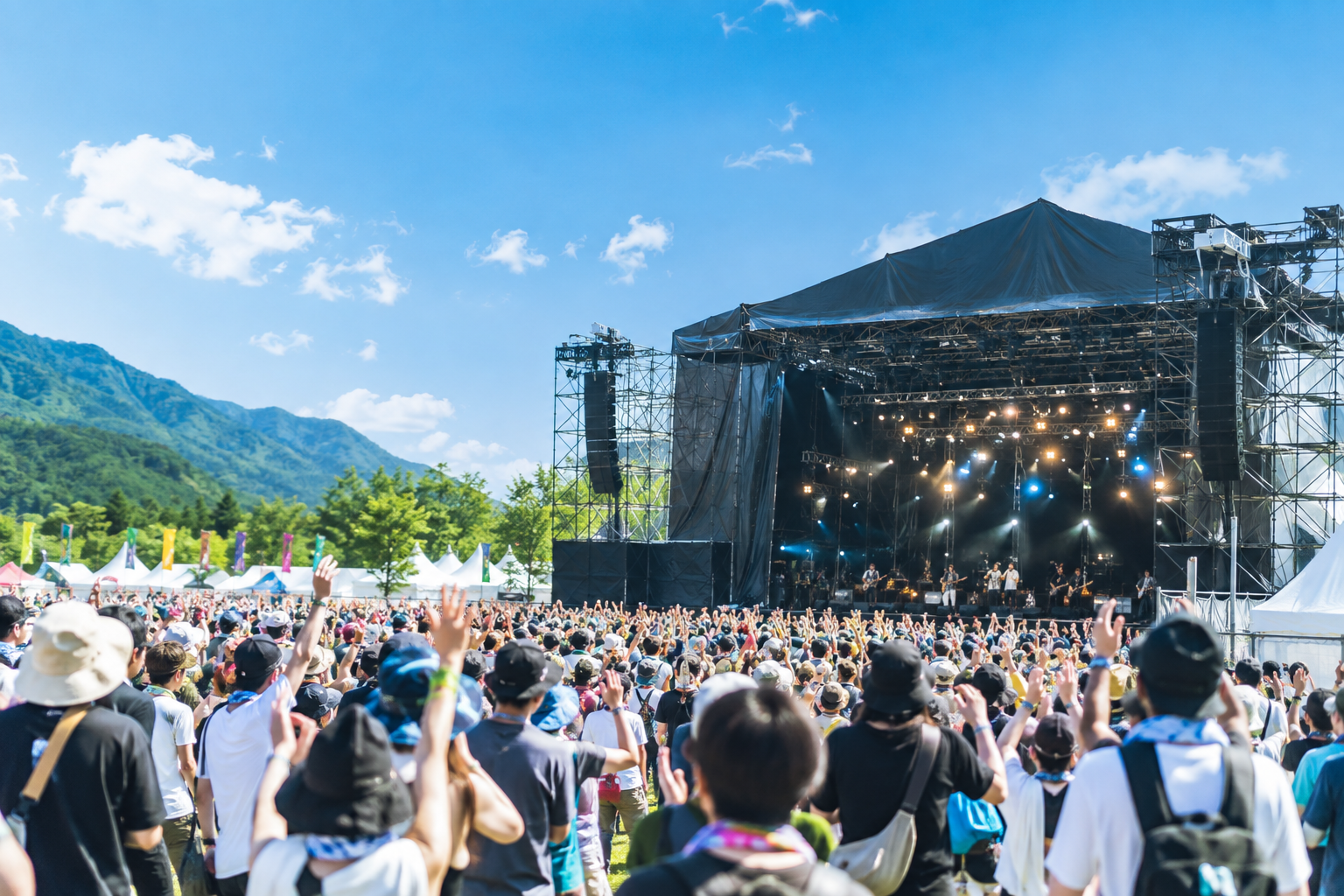大型音楽イベントにおける輸送・移動手配